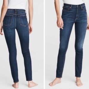 Rag & Bone High Rise Skinny Jeans Heritage Size 26